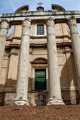The Temple of Antoninus and Faustina.