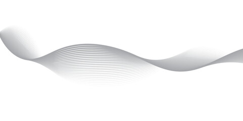 Abstract white background with a modern blue wave pattern, ideal for digital art and business technology designs