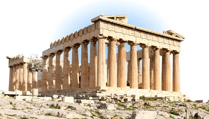 Obraz premium Ancient Greek temple ruins