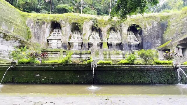 Pura Gunung Kawi Sebatu. Bali Indonesia. Nature landscape.