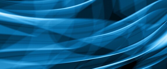 abstract blue digital background with motion blur and halftone texture 