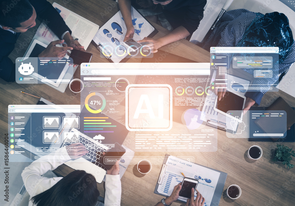 Poster ai assistant with llm, big data, machine learning, and generative ai powers prompt engineering and s