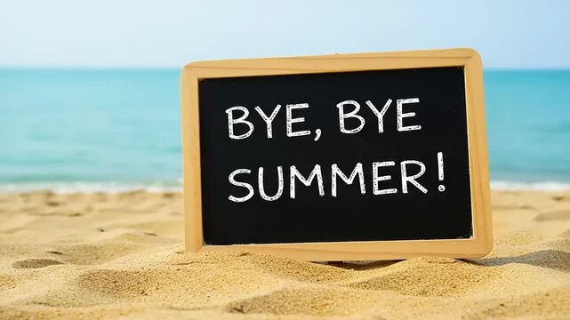 Bye Bye Summer Clipart