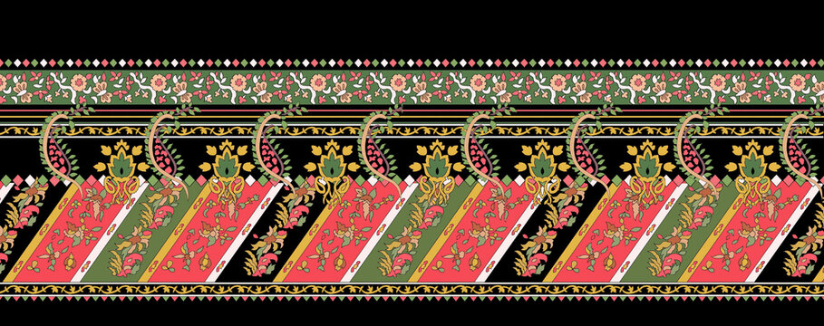 Floral Design pattern Seamless pattern Paisley  pattern digital design textile print 