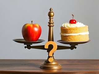 Decision Time: Apple Versus Cake