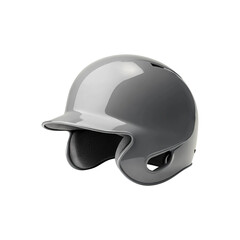 Fototapeta premium Transparent Ash color baseball helmet - PNG