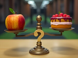 Decision Time: Apple Versus Cake