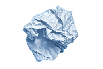 Fototapeta premium a crumpled piece of paper on a white surface