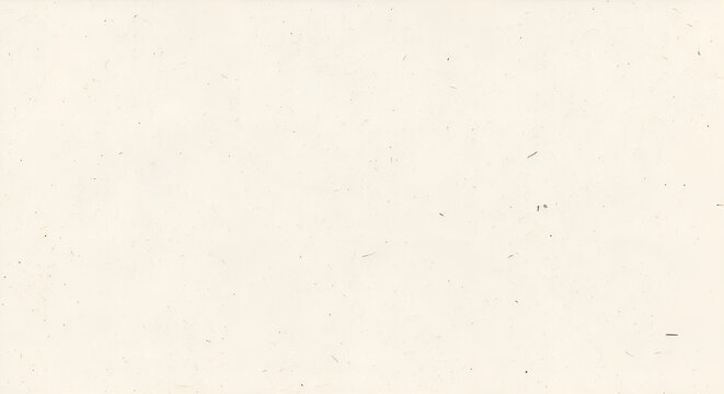 Subtle textured off white paper background with fine fibers and specks