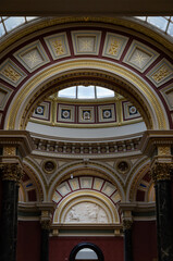 Neoclassical style found within the Barry Rooms of the National Gallery, characterized by features...