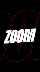 Fast Multi Word Zoom Text Title