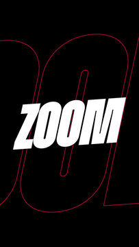 Fast Multi Word Zoom Text Title