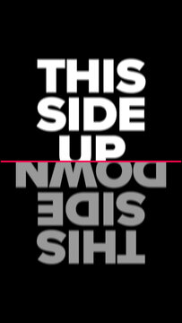 Upside Down Rotating Title