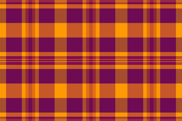 Vibrant orange and purple plaid pattern.  Perfect for autumnal designs, textiles, or fallthemed projects. This bold, graphic texture evokes warmth and tradition.