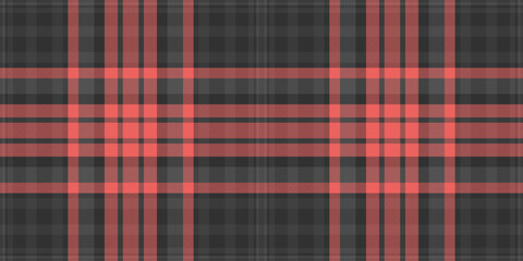 Seamless coral and charcoal plaid pattern.  Perfect for textile design, website backgrounds, or fashion illustrations.