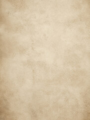 Obraz premium Weathered beige parchment displaying uneven stains and fibers, antique paper texture photo
