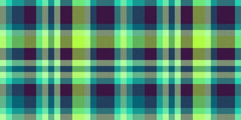 Vibrant lime green, teal, and deep purple plaid pattern.  Perfect for textile design, fashion, website backgrounds, or any project needing a bold, modern, and energetic feel.
