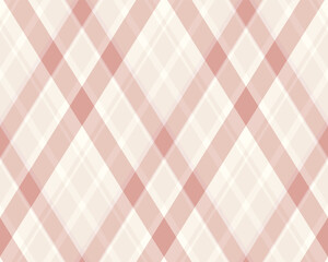 Argyle pattern of geometric rhombus. Harlequin check wallpaper design. Classic diamond shaped textile material for web background, print fabric clothing, sweater, wrapping paper, gift card, invitation