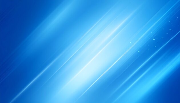 Diagonal light streaks across a vibrant blue background