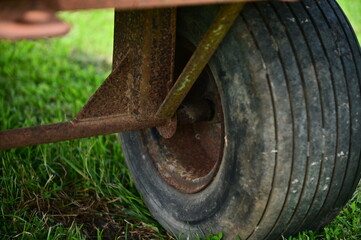Rusty Trailer Axle