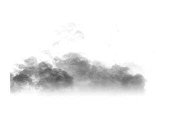 black and white smoke