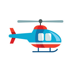helicopter vector illustration