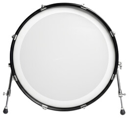Bass Drum Isolated on White Background, transparent background png