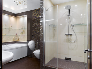 interior design. interior photography of an apartment for rent. One-room apartment with a simple...
