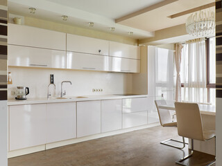 interior design. interior photography of an apartment for rent. One-room apartment with a simple and cozy design. High quality photo