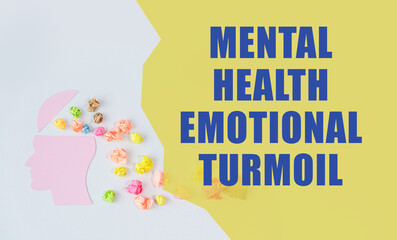 Unleashing Inner Turmoil- A person in deep distress, their head emanating crackling energy under
