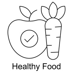 Health Food icon, Fuel Your Body Eat Clean, Live Strong, Healthy Eating Made Simple and Delicious,...