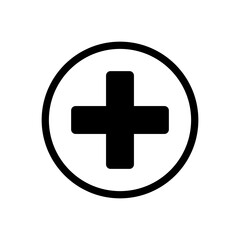 Fototapeta premium Medical symbol Icon Isolated Outline