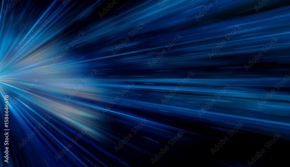Poster abstract blue background with light lines, a background for presentation, a dark background with lig