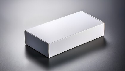 this image features an elegant white box mockup designed for branding and packaging projects ideal for presentations or promotional materials