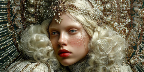 The White Queen &ndash; Opulent Fantasy Portrait