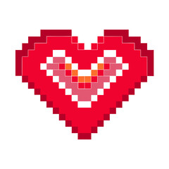 Fototapeta premium heart with arrow