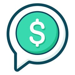 Obraz premium dollar sign icon