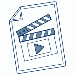 movie clapper board