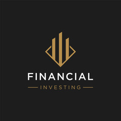 creative financial investment abstract logo template design.Logo for business corporate identity.