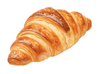 croissant isolated on white background