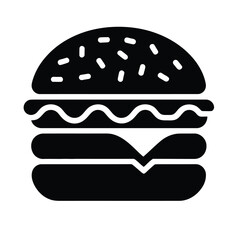 hamburger isolated on white