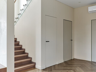 interior design. interior photography of an apartment for rent. One-room apartment with a simple...