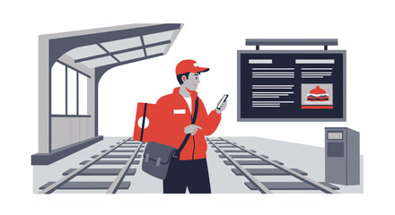 Efficient Food Delivery Service At Subway Station Using Mobile App Technology