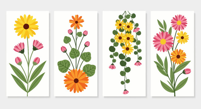 Delicate Floral Arrangements A Collection of Artful Botanical Displays for Elegant Decor and Invitations