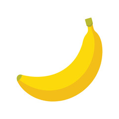banana isolated on white background