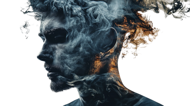 Edgy Parallax Media Slideshow isolated on transparent background