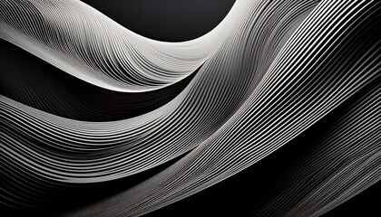abstract black and white lines