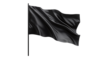 Flag Mockup 48 isolated on transparent background 