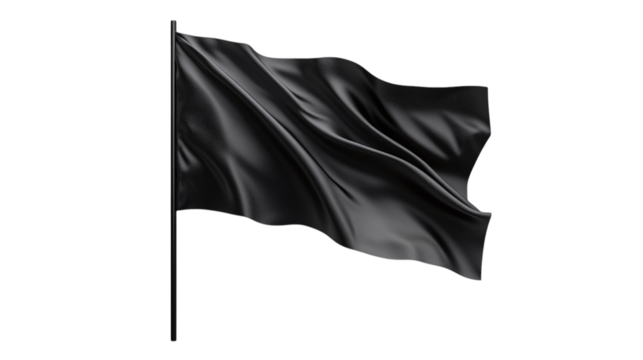 Flag Mockup 48 isolated on transparent background 