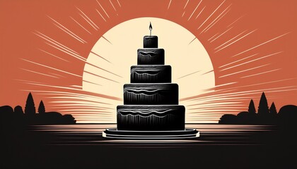 cake silhouette